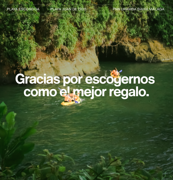 Gracias por escogernos como el mejor regalo